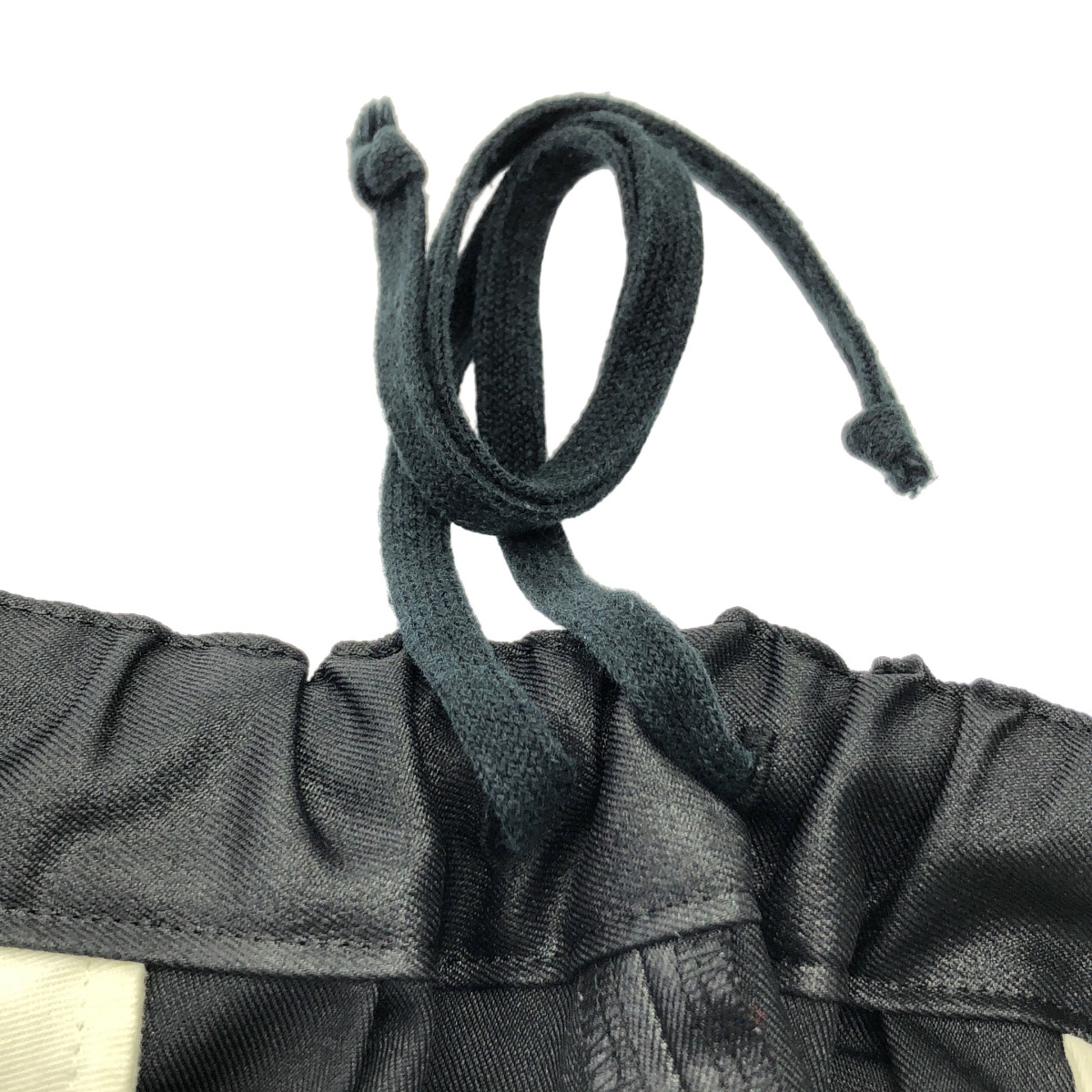 COMME des GARCONS / コムデギャルソン ポリエステル ドローストリング タック ワイド バルーン パンツ