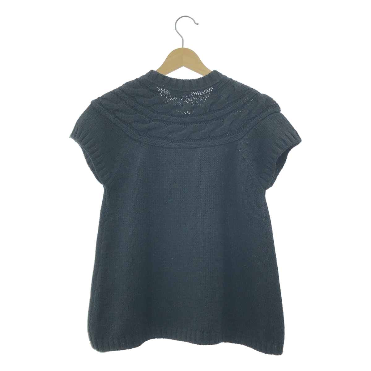 BURBERRY LONDON / バーバリーロンドン ウール ケーブルニットベスト