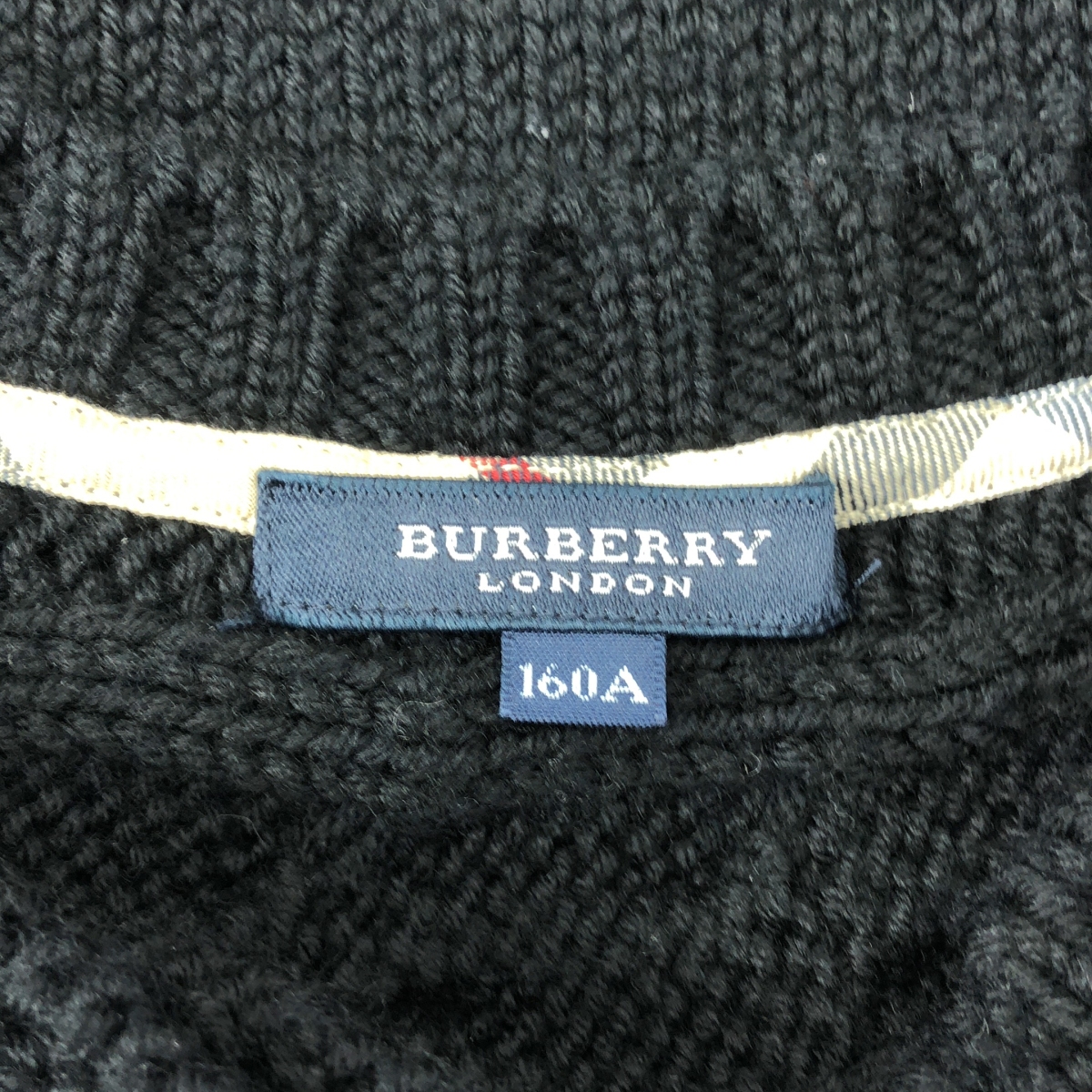 BURBERRY LONDON / バーバリーロンドン ウール ケーブルニットベスト