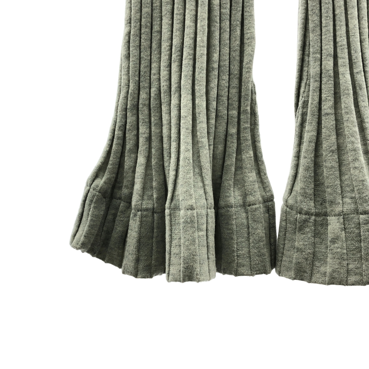 DEMYLEE / デミリー リブ ニット ワイド イージーパンツ