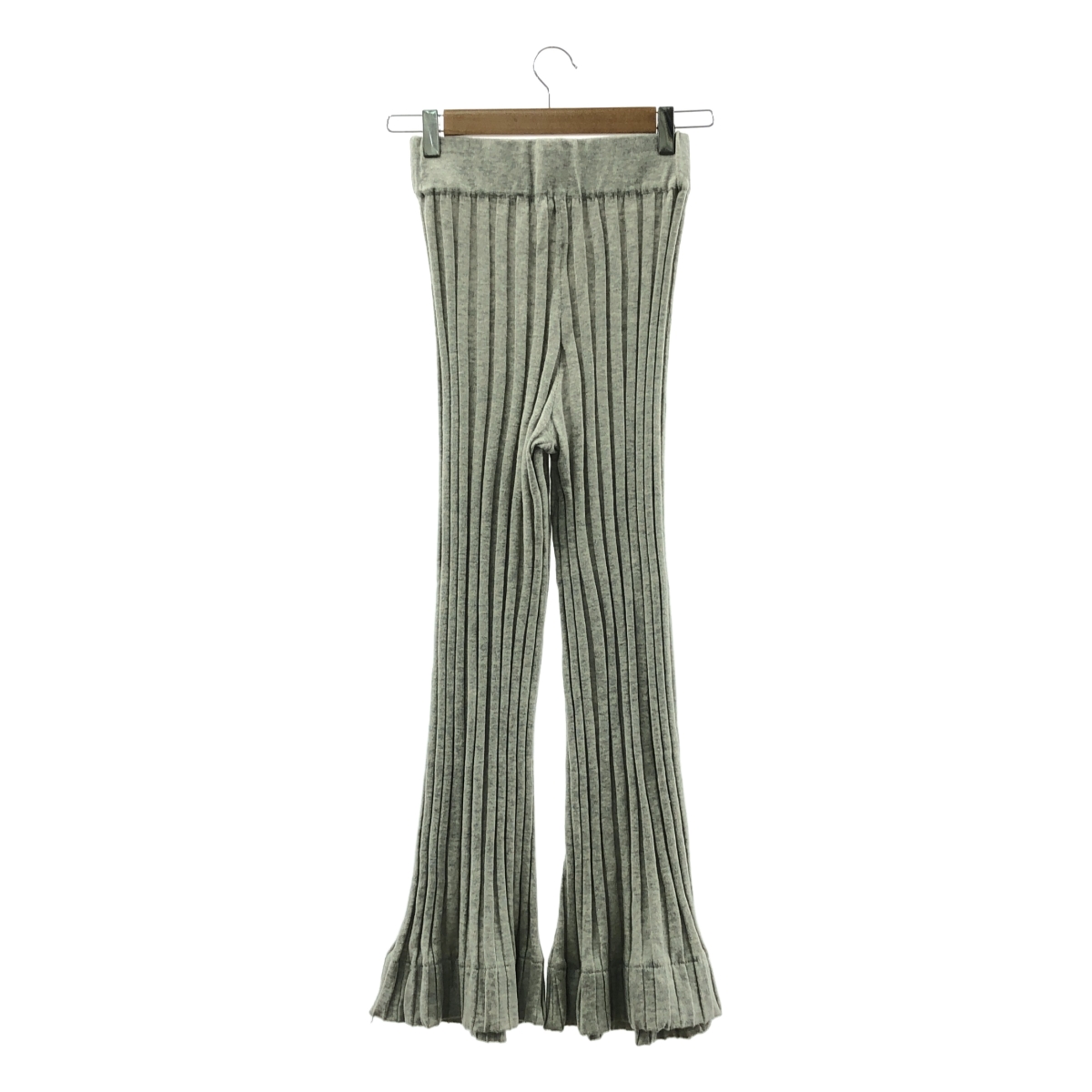 DEMYLEE / デミリー リブ ニット ワイド イージーパンツ