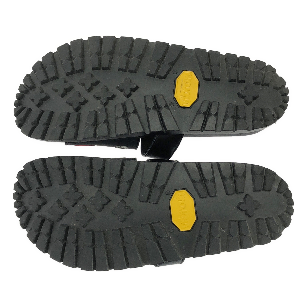 sacai / サカイ Logo Flat sandals Lawrence Weiner / レザー ロゴ ビブラムソール サンダル
