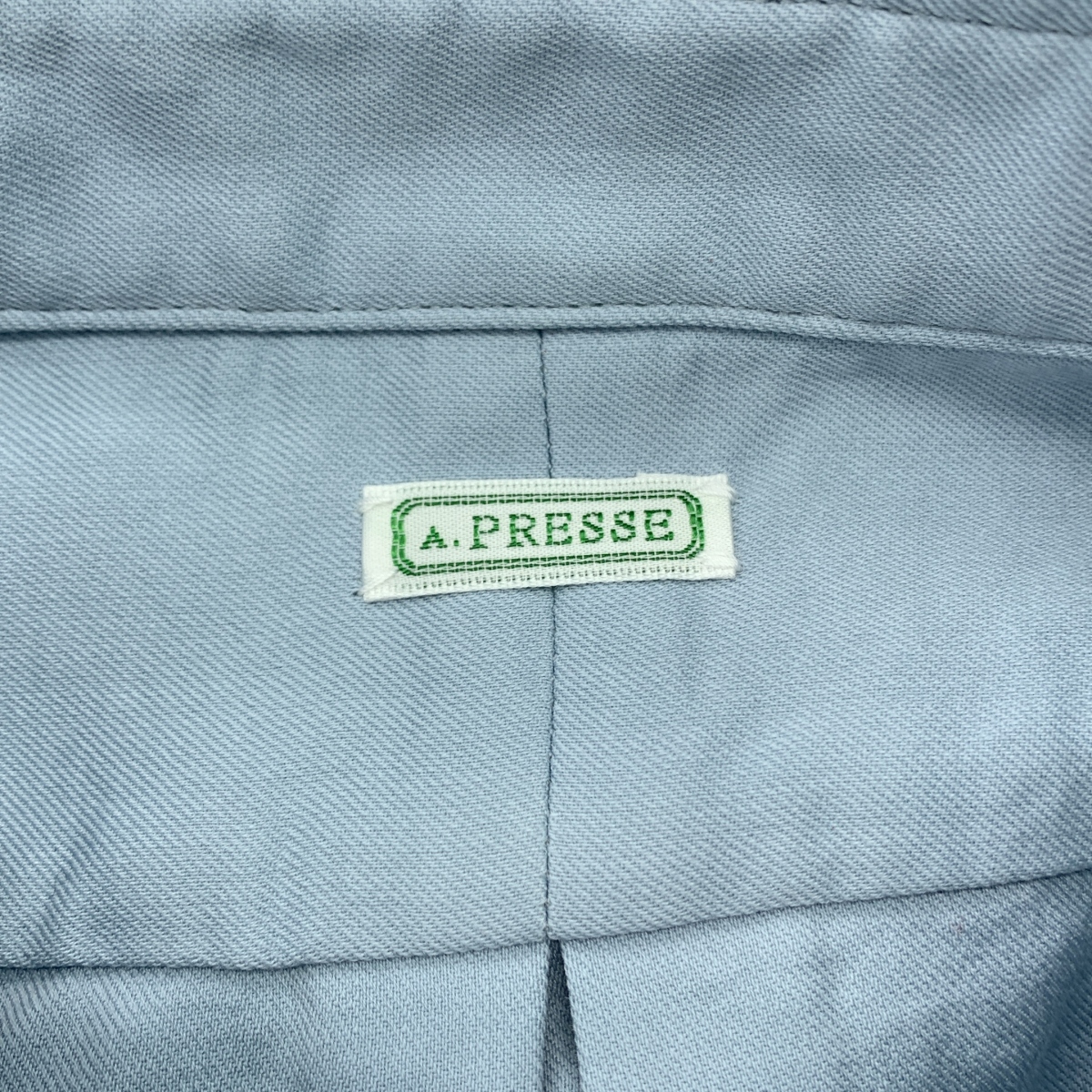 A.PRESSE / アプレッセ Double Weave Twill Regular Collar Shirt / レギュラーカラー オーバー シャツ