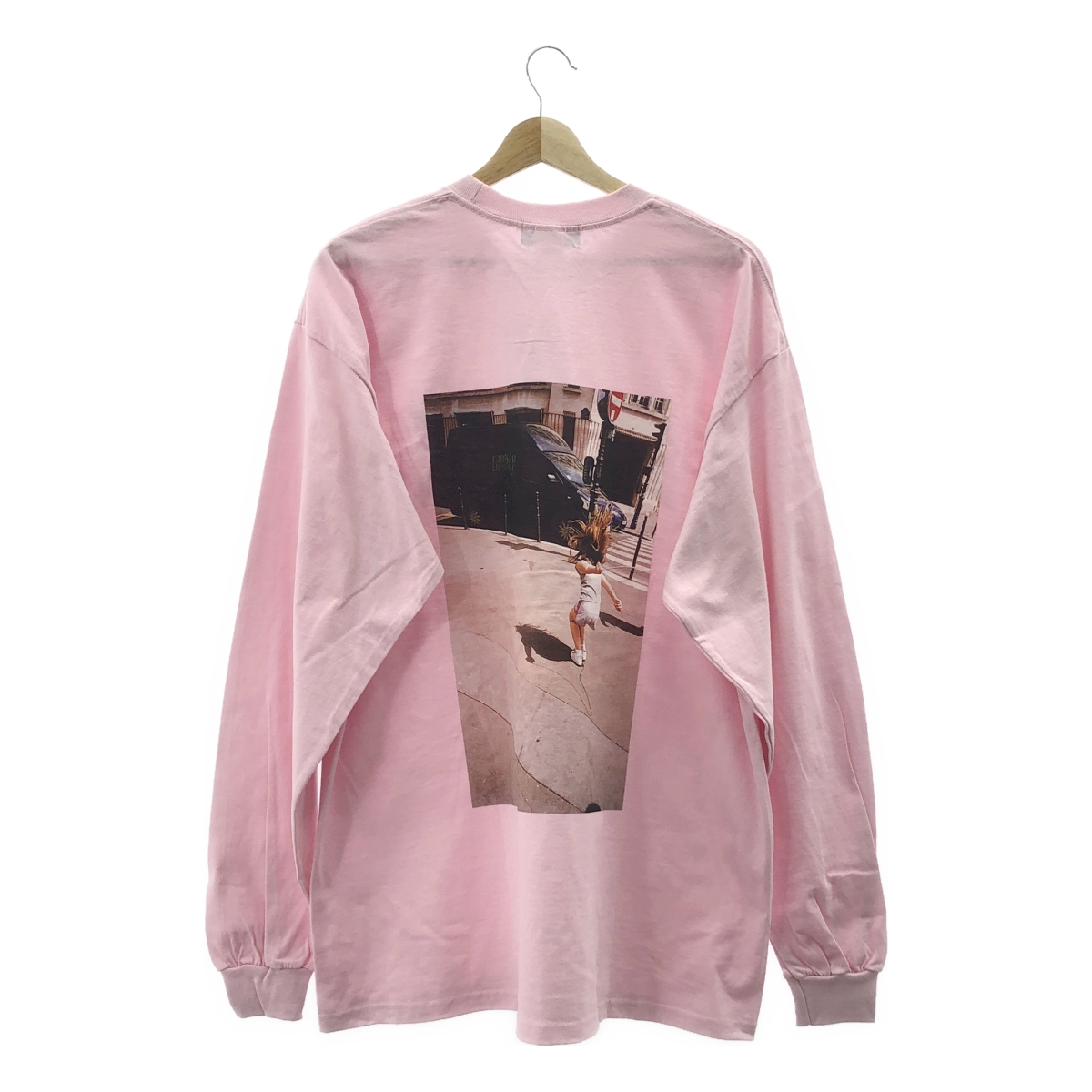 guernika / ゲルニカ ロゴ刺しゅう バックプリント ロングスリーブTシャツ ユニセックス