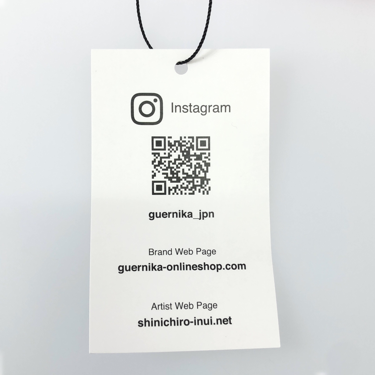 guernika / ゲルニカ ロゴ刺しゅう バックプリント ロングスリーブTシャツ ユニセックス