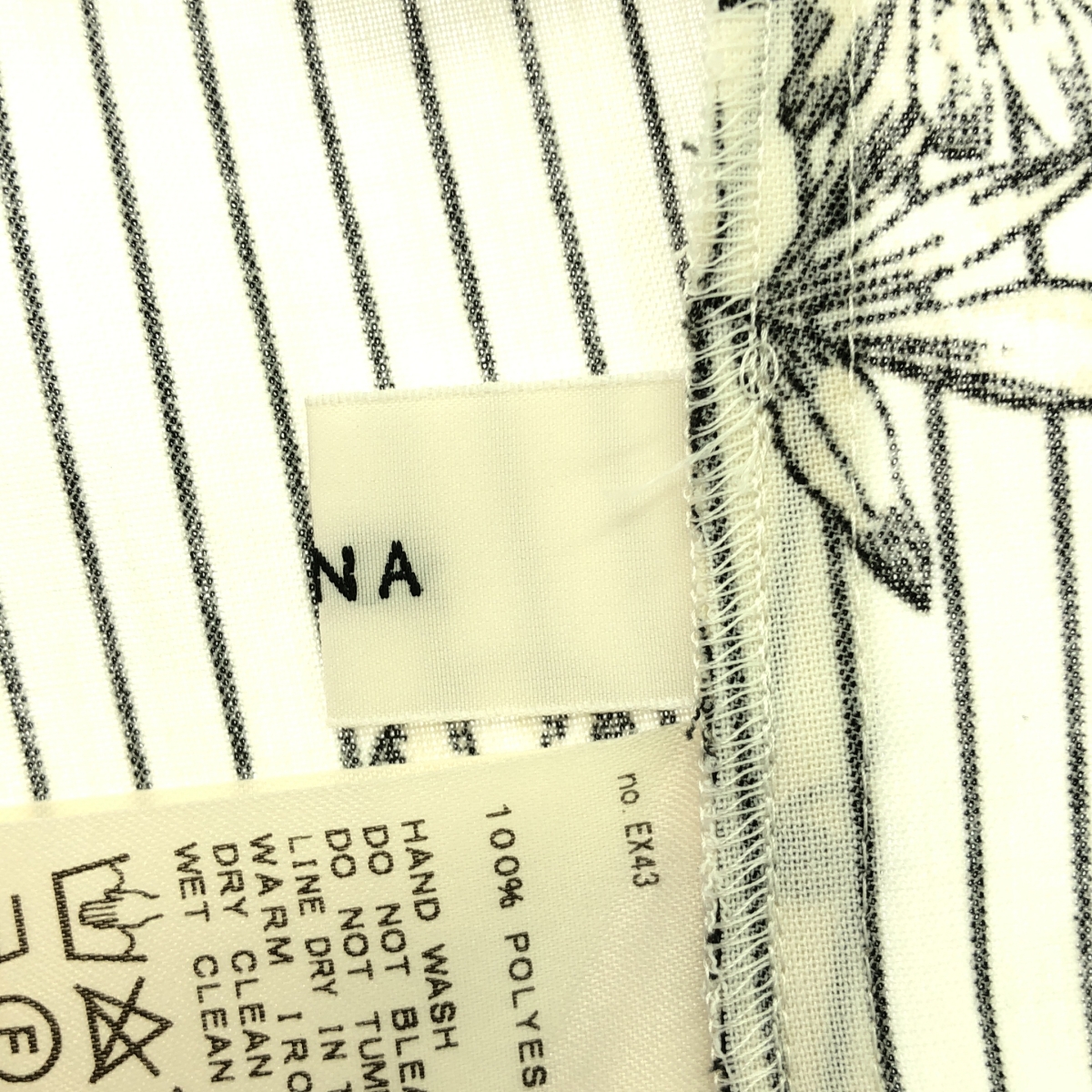 IENA / イエナ ストライプ フラワー ノースリーブ シャツ ブラウス