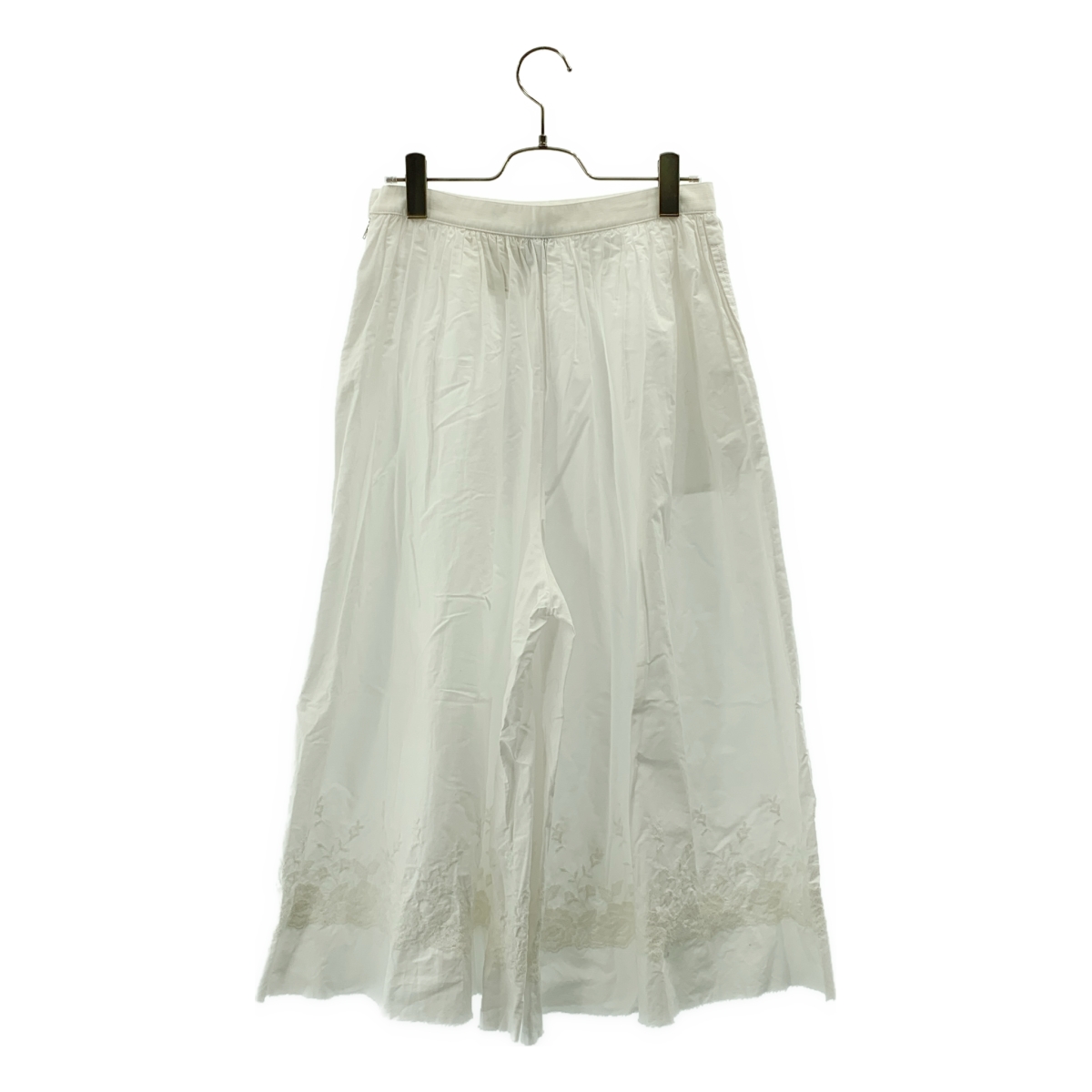 tricot COMME des GARCONS / トリココムデギャルソン コットン カットオフ ギャザー ワイド パンツ