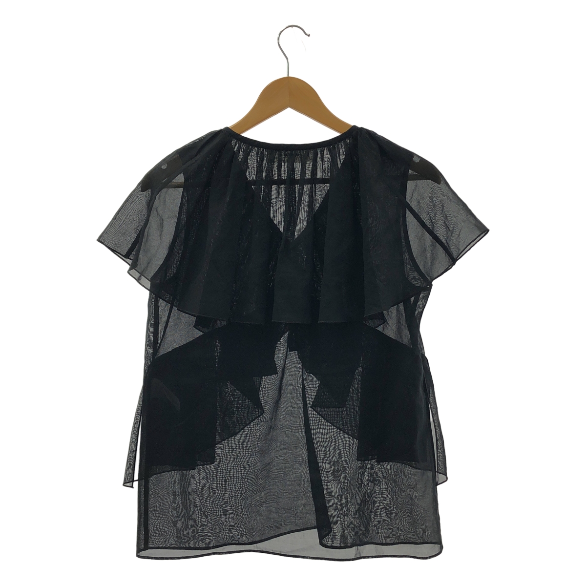 CYCLAS / シクラス コットン シアー フリル ブラウス