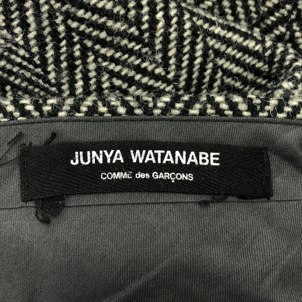 JUNYA WATANABE COMME des GARCONS / ジュンヤワタナベ 90s ツイード ヘリンボーン ロールアップ パンツ
