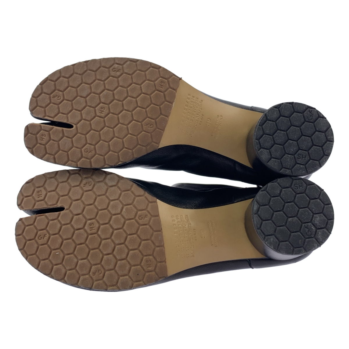 Maison Margiela / メゾンマルジェラ TABI ANKLE BOOTS H60 レザー 足袋 アンクルブーツ 6cmヒール