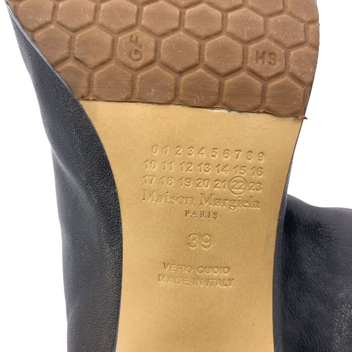 Maison Margiela / メゾンマルジェラ TABI ANKLE BOOTS H60 レザー 足袋 アンクルブーツ 6cmヒール