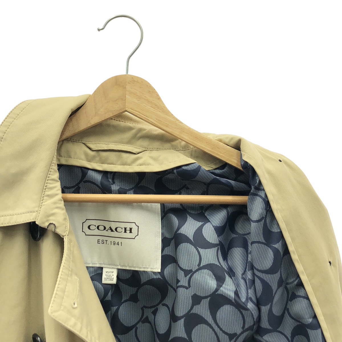 COACH / コーチ ダブルブレスト トレンチコート