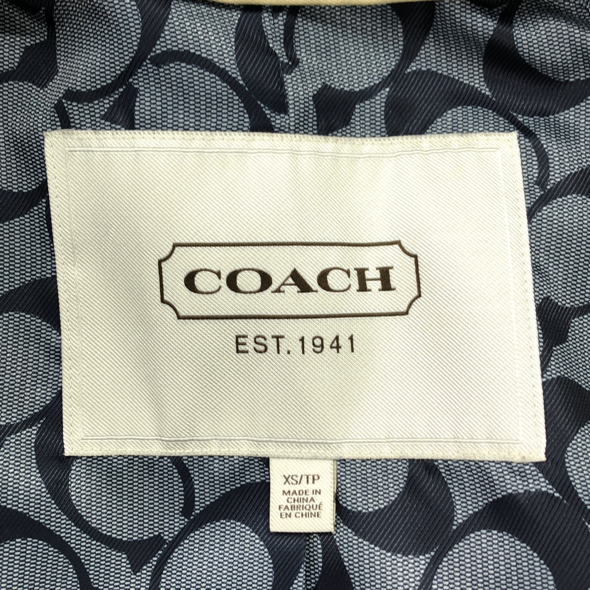 COACH / コーチ ダブルブレスト トレンチコート