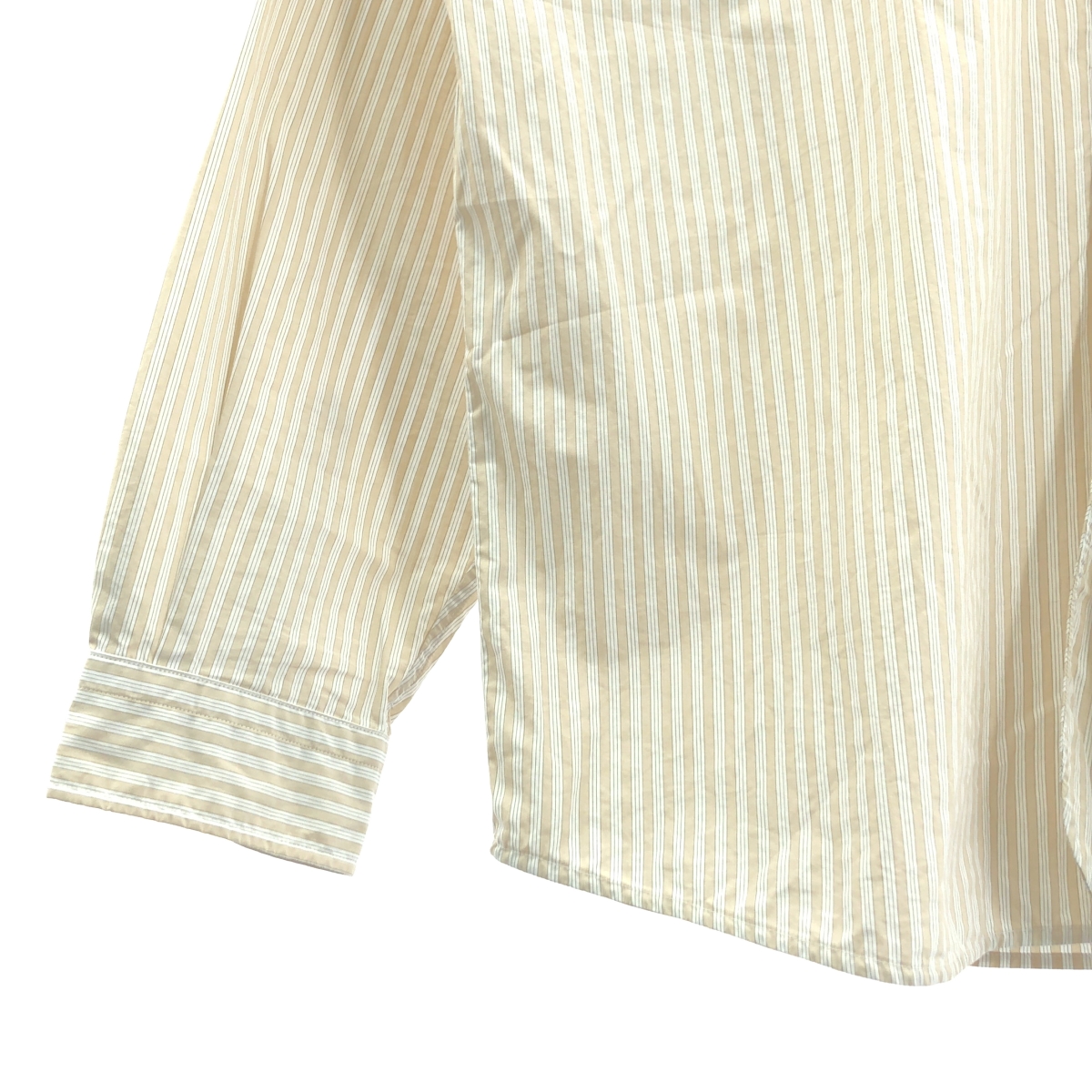 その他 Typewriter Band Collar Shirt タイプライター バンドカラー ストライプ シャツ