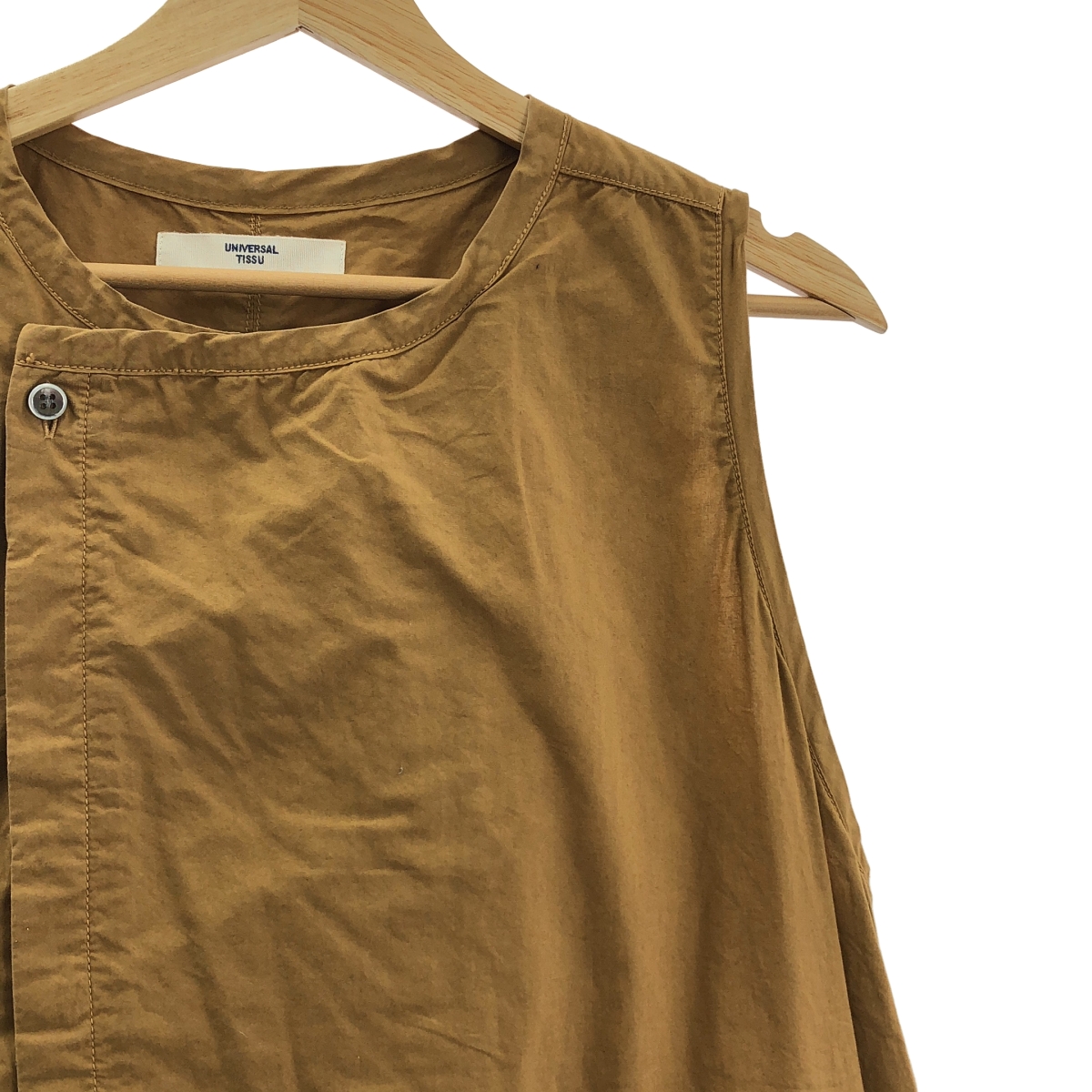 UNIVERSAL TISSU / ユニバーサルティシュ コットン タイプライター 3D オールインワン パンツ