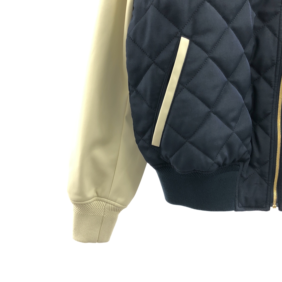 BEIGE， / ベイジ キルティング ジャケット スタジャン ブルゾン