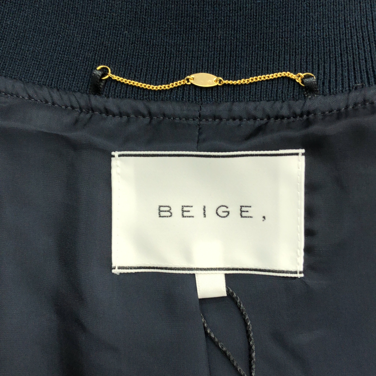 BEIGE， / ベイジ キルティング ジャケット スタジャン ブルゾン