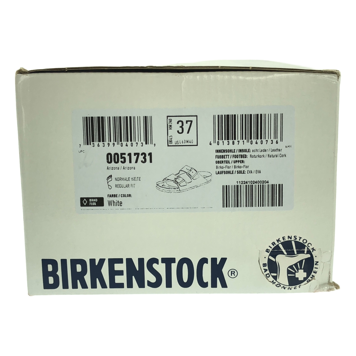 BIRKENSTOCK / ビルケンシュトック ARIZONA アリゾナ フットヘッドサンダル