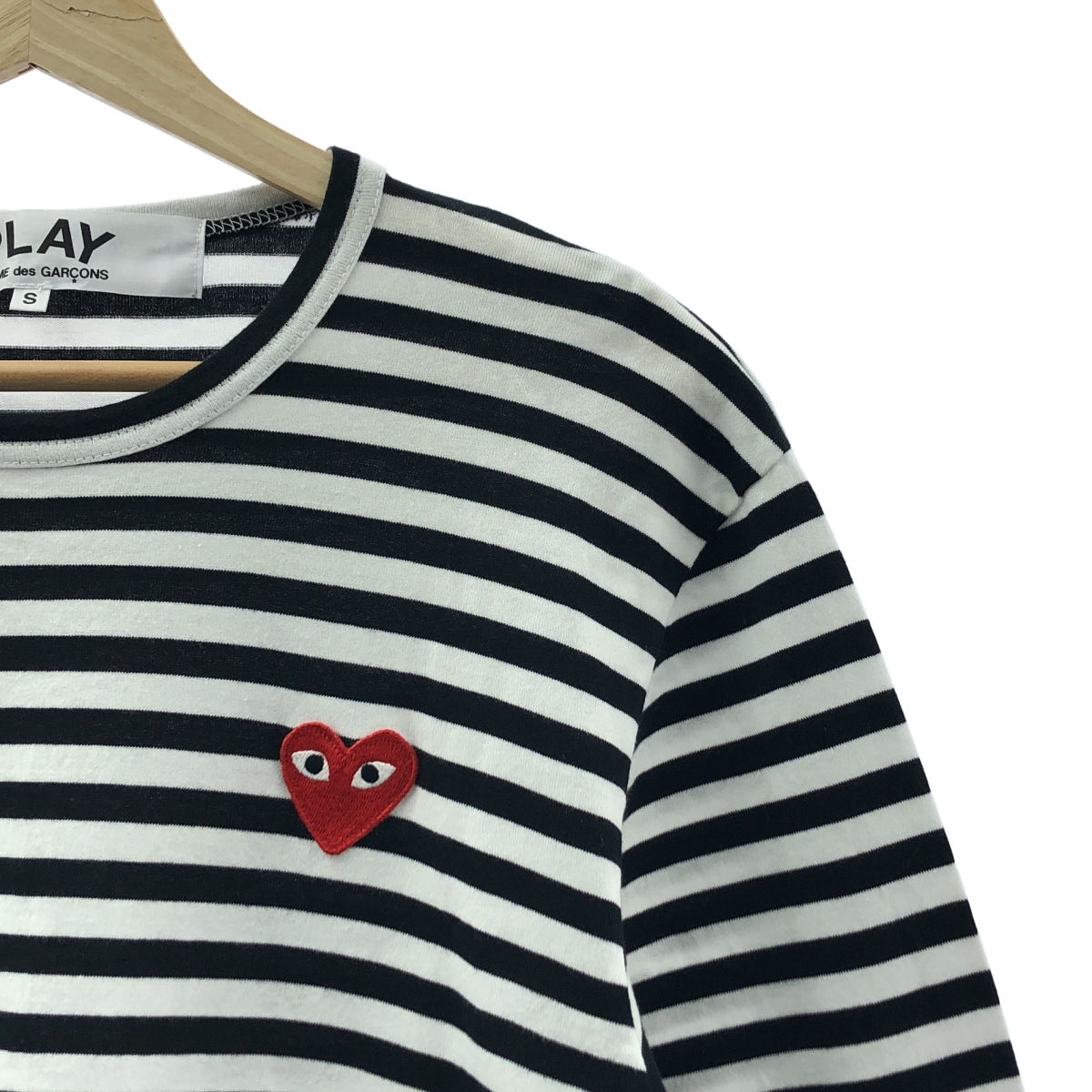 PLAY COMME des GARCONS / プレイコムデギャルソン ボーダー クルーネックカットソー