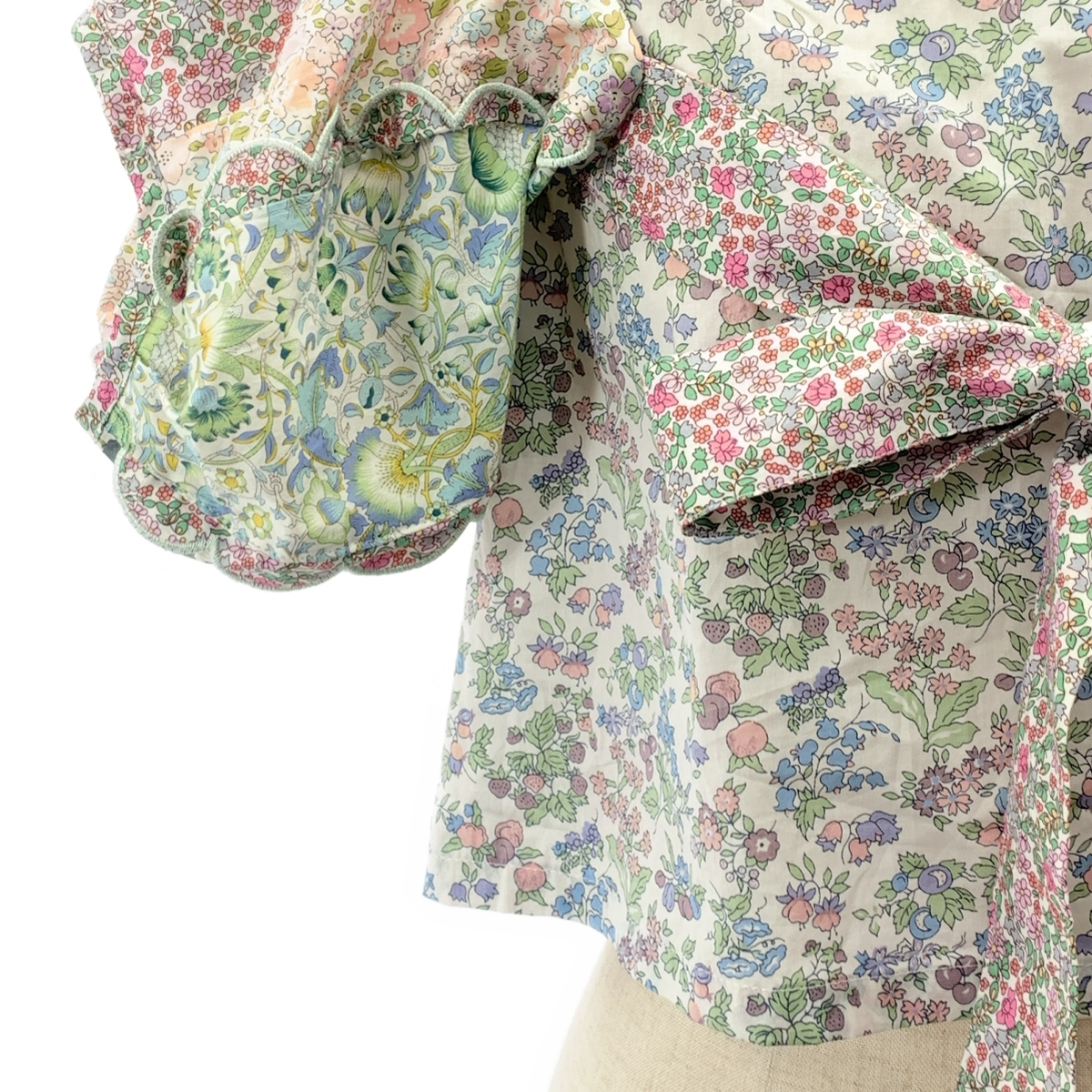 rurumu: / 縷縷夢兎るるむう Liberty attached sleeve top リバティ アタッチド スリーブ トップス