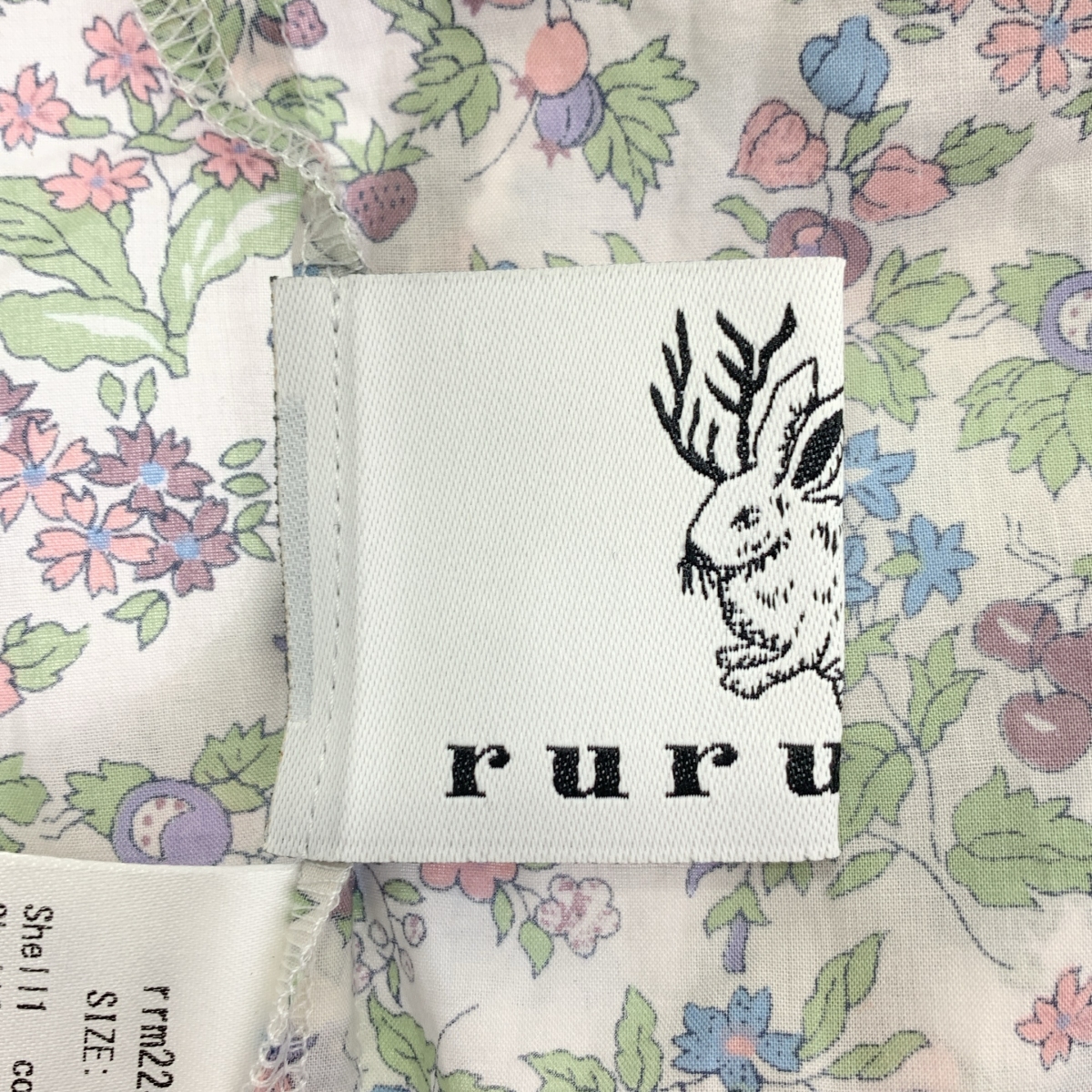 rurumu: / 縷縷夢兎るるむう Liberty attached sleeve top リバティ アタッチド スリーブ トップス