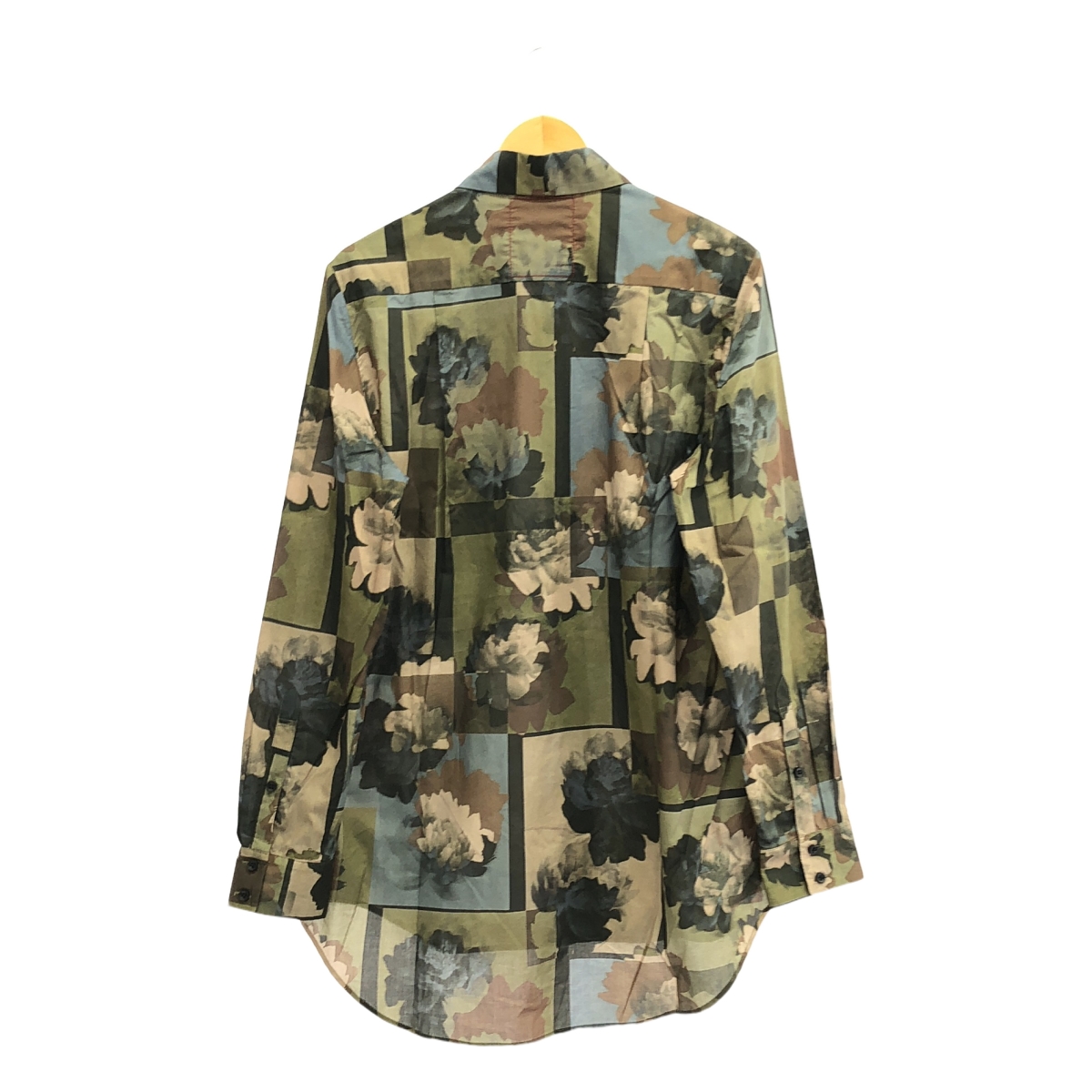 UMA WANG / ユマワン Tab Shirt / 総柄 レギュラーカラー シャツ