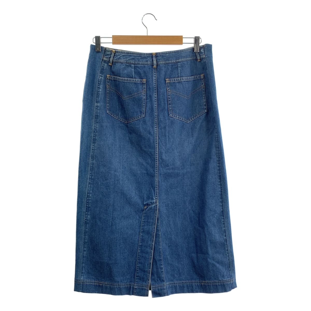 CHANEL / シャネル ココマークボタン デニム ロングスカート