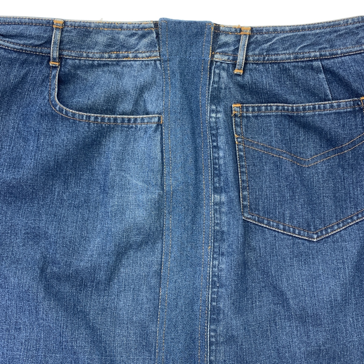 CHANEL / シャネル ココマークボタン デニム ロングスカート