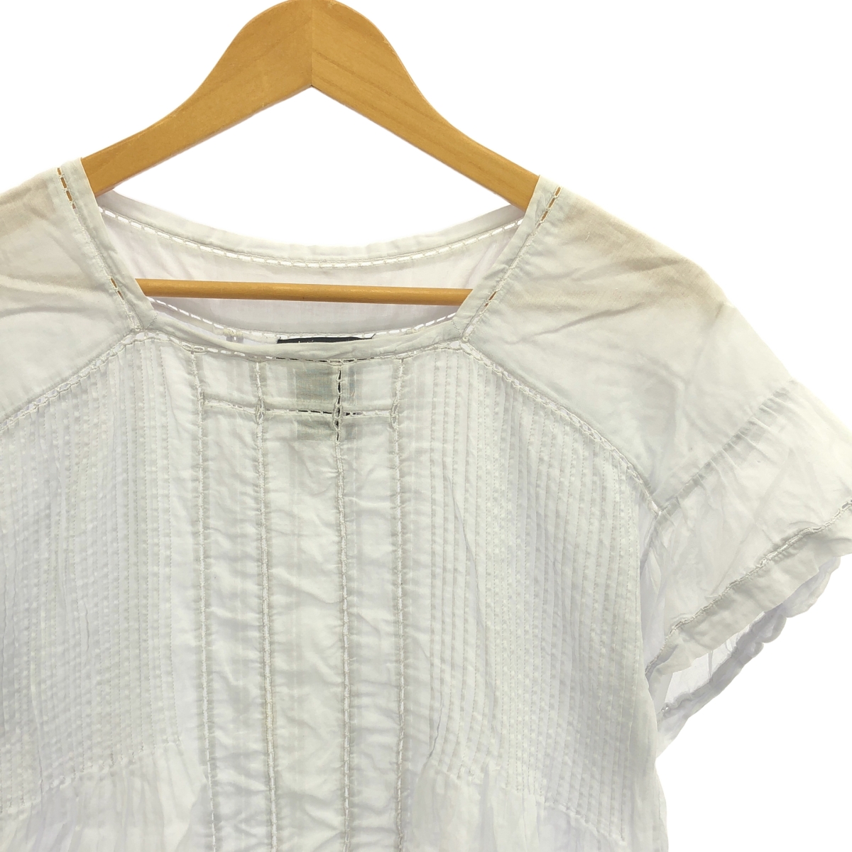 ISABEL MARANT ETOILE / イザベルマランエトワール コットン ピンタック ブラウス