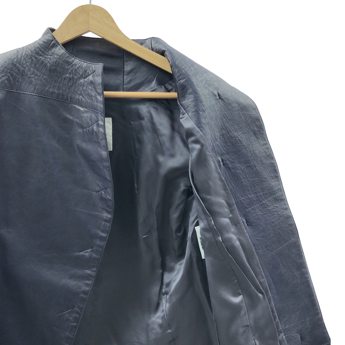 CoSTUME NATIONAL / コスチュームナショナル スタンドカラー レザー ライダースジャケット