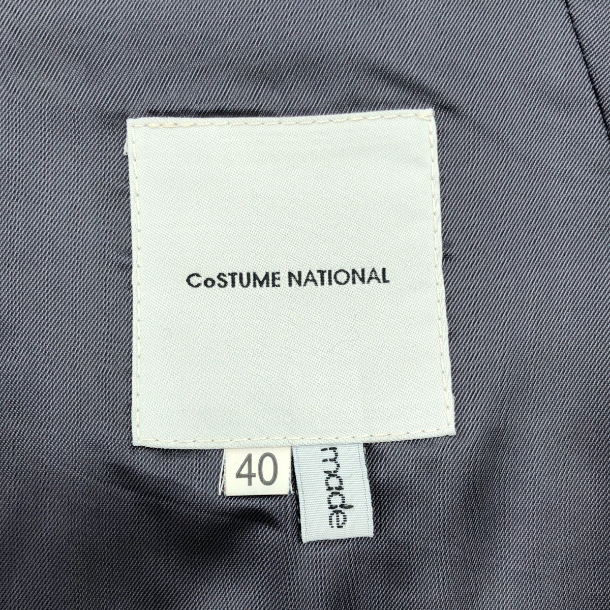 CoSTUME NATIONAL / コスチュームナショナル スタンドカラー レザー ライダースジャケット