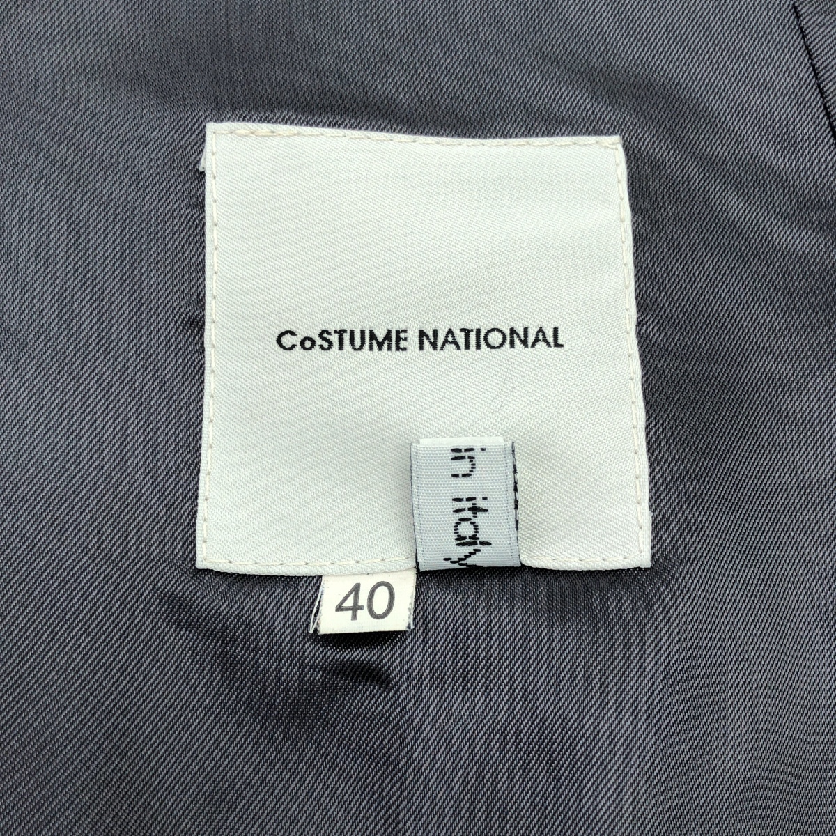 CoSTUME NATIONAL / コスチュームナショナル スタンドカラー レザー ライダースジャケット