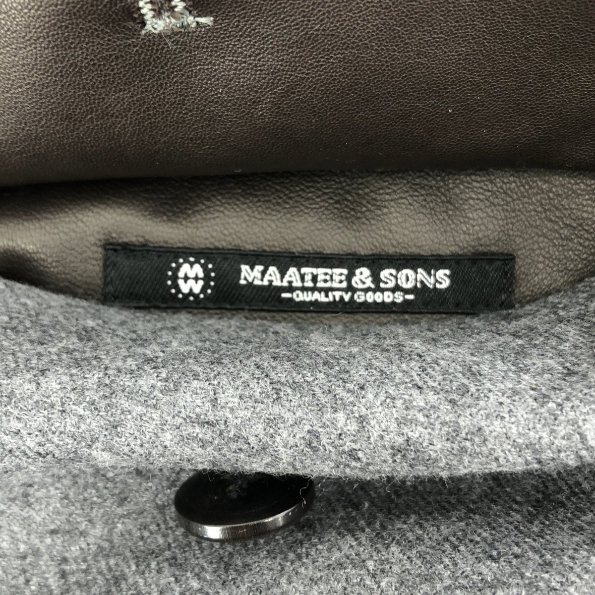MAATEE&SONS / マーティー&サンズ MAC GLOVE LEATHER SHORT JK グローブレザー ショートジャケット リバーシブル