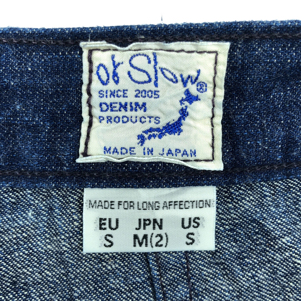 orslow / オアスロウ ボタンフライ デニム ベイカーパンツ