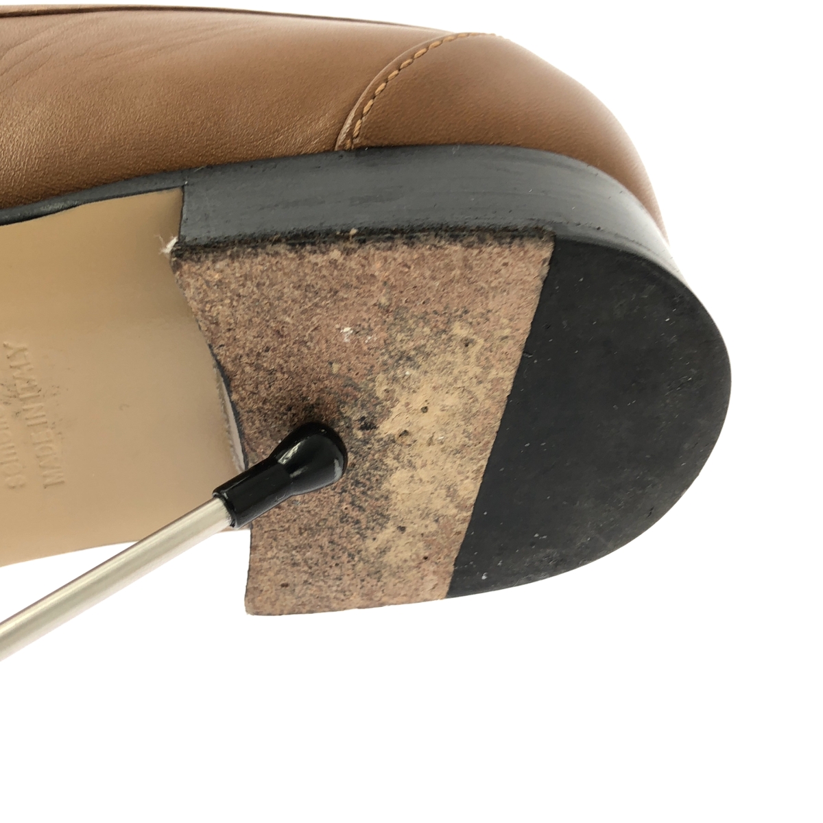 HERMES / エルメス Destin / デスタン レザー ケリーバックル ロゴ ローファー 革靴