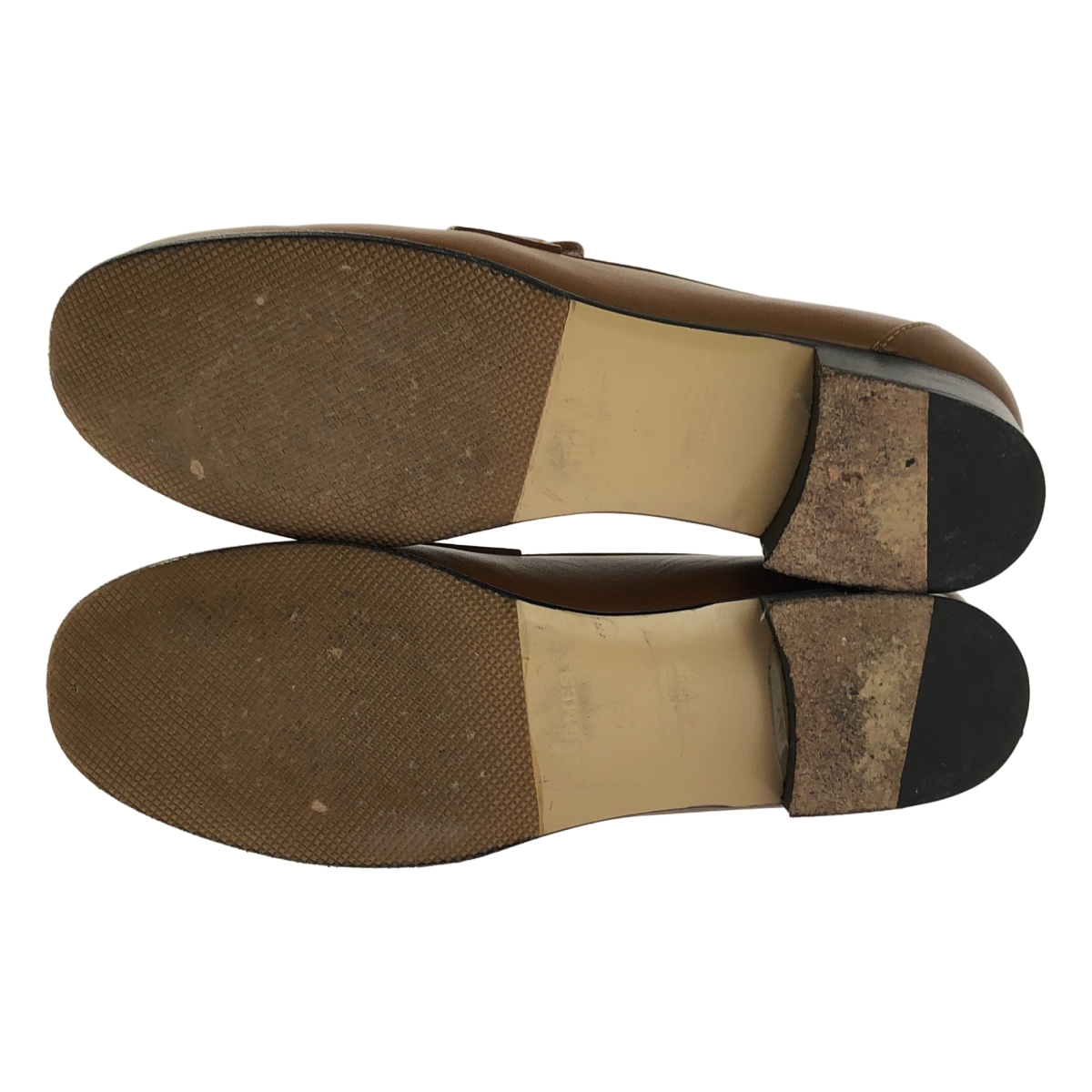 HERMES / エルメス Destin / デスタン レザー ケリーバックル ロゴ ローファー 革靴