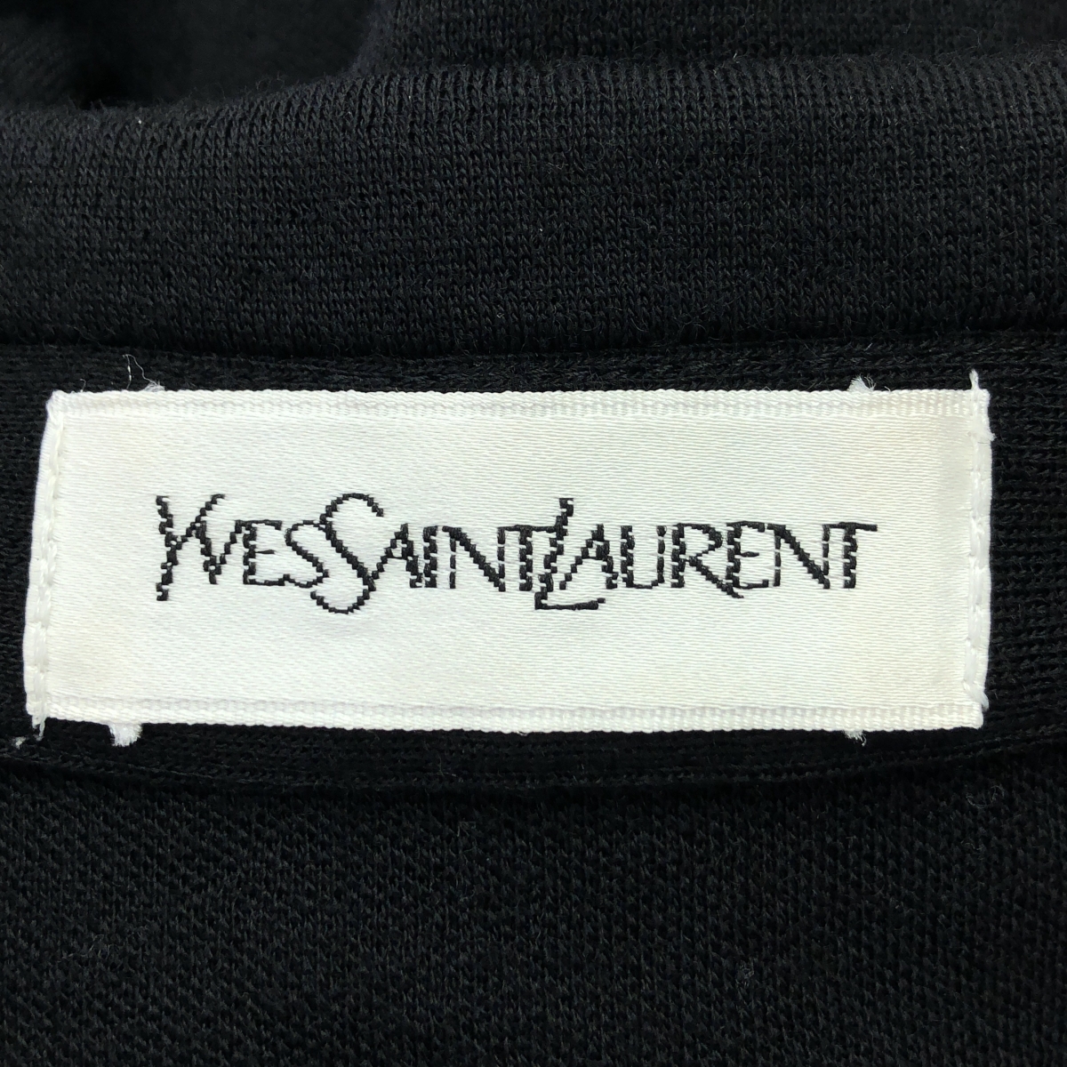 YVES SAINT LAURENT / イヴサンローラン ウール ロゴボタン ミリタリー ダブルポケット ワンピース