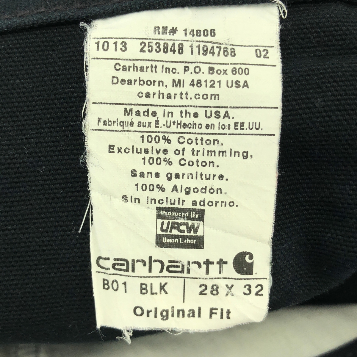 carhartt / カーハート ダブルニー ペインター パンツ