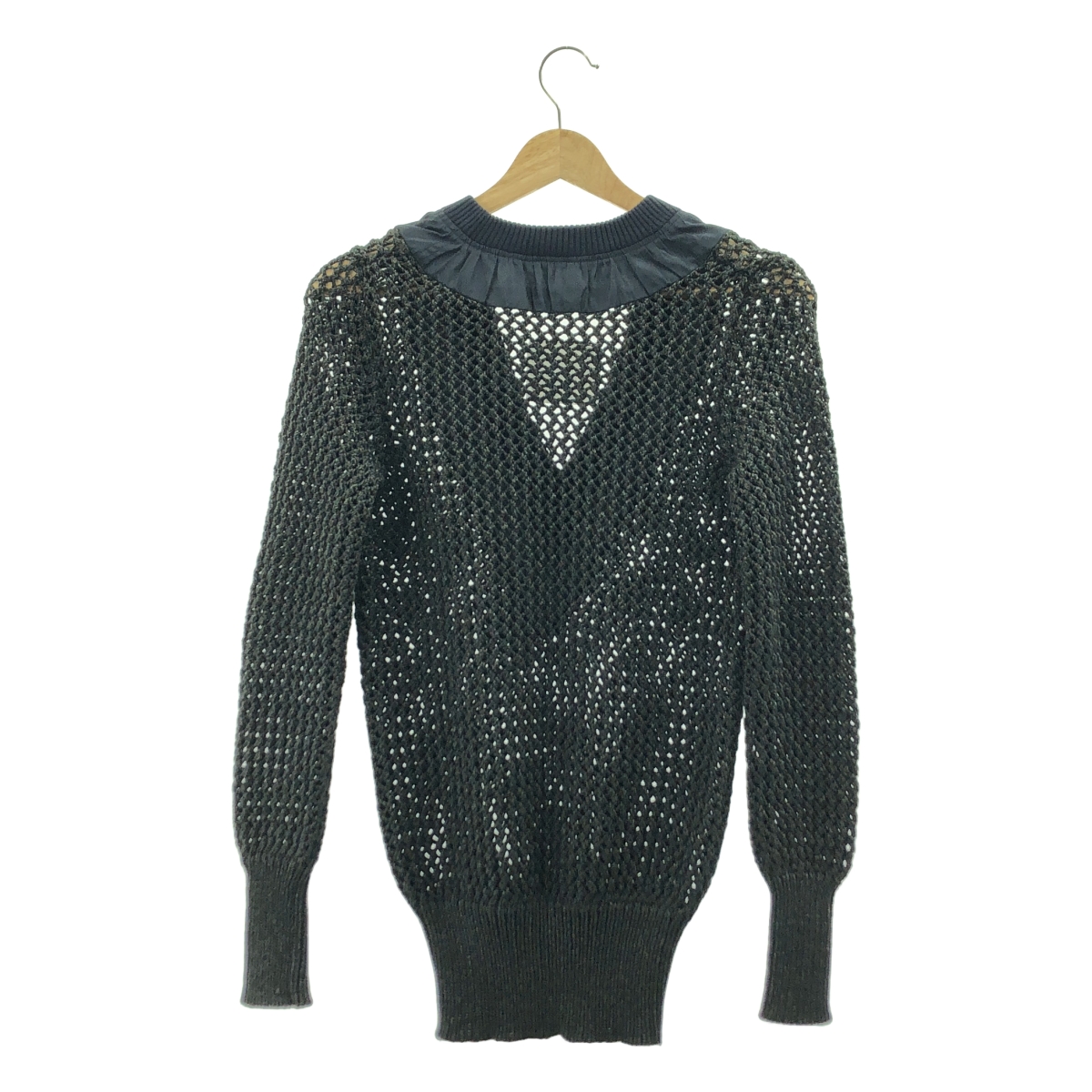 sacai / サカイ 異素材切替 Vネックニット