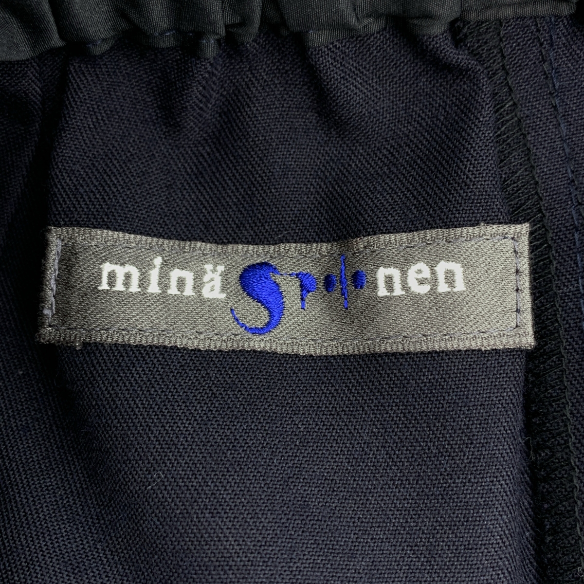 mina perhonen / ミナペルホネン mina spolonen / transceiver / タンバリン エンブロイダリー ドローストリング タック イージーパンツ