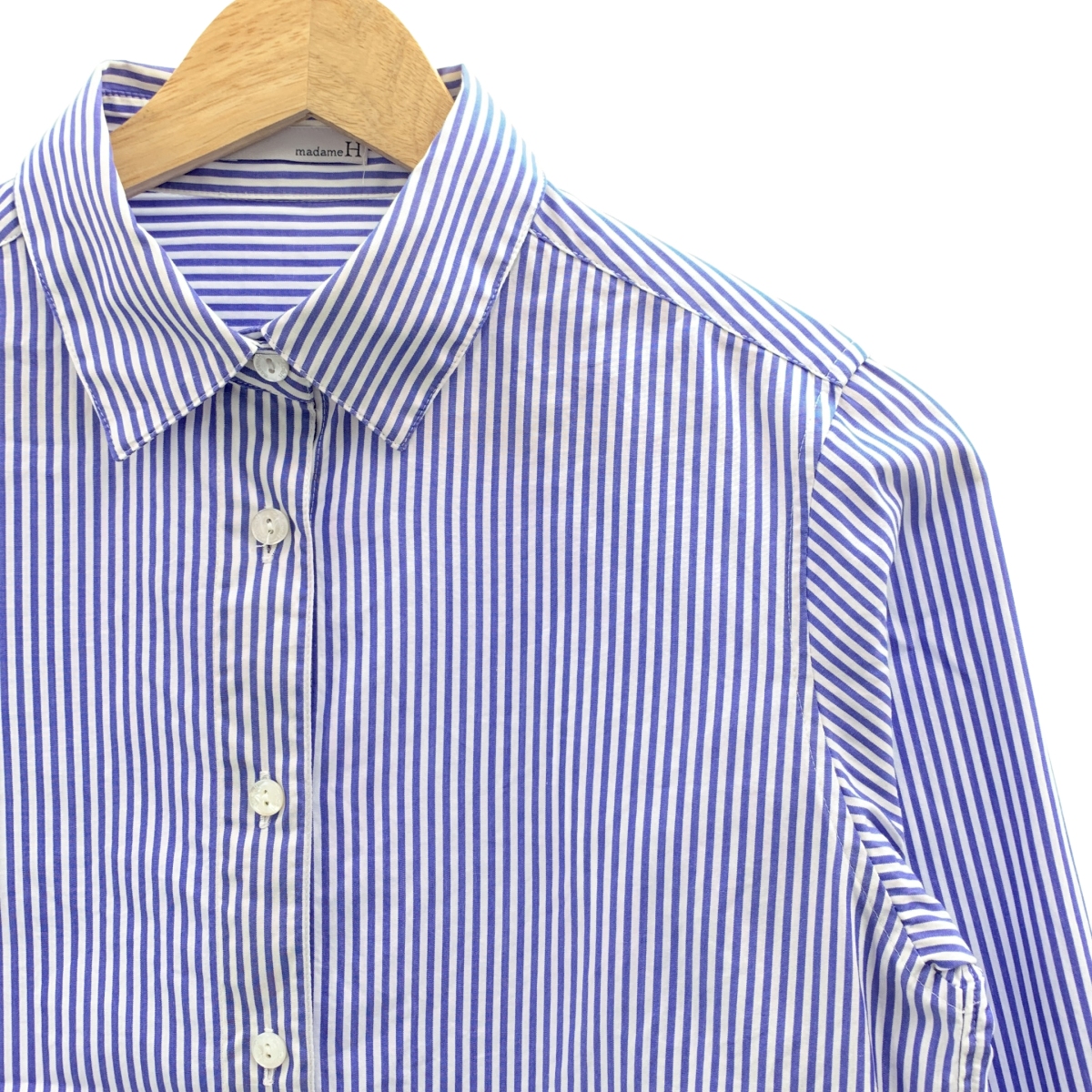 その他 コットン ストライプシャツ