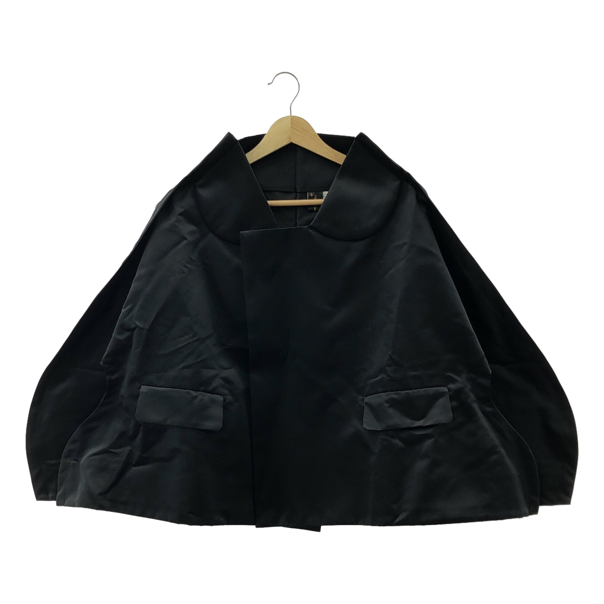 COMME des GARCONS / コムデギャルソン ポリエステル 丸襟 立体 ボリュームスリーブ オーバー ジャケット