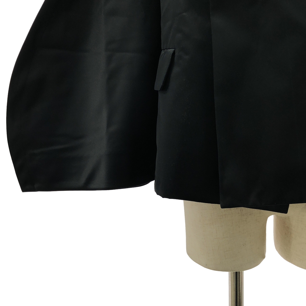 COMME des GARCONS / コムデギャルソン ポリエステル 丸襟 立体 ボリュームスリーブ オーバー ジャケット