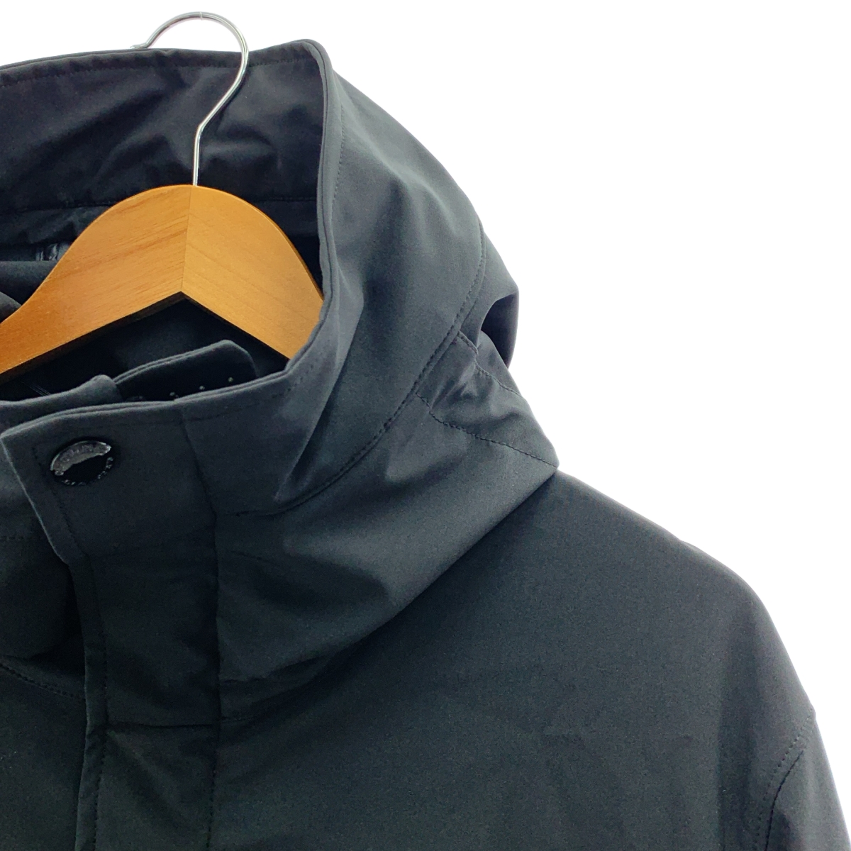 C.P. COMPANY / シーピーカンパニー ソフトシェル フーデッド ロング ジャケット