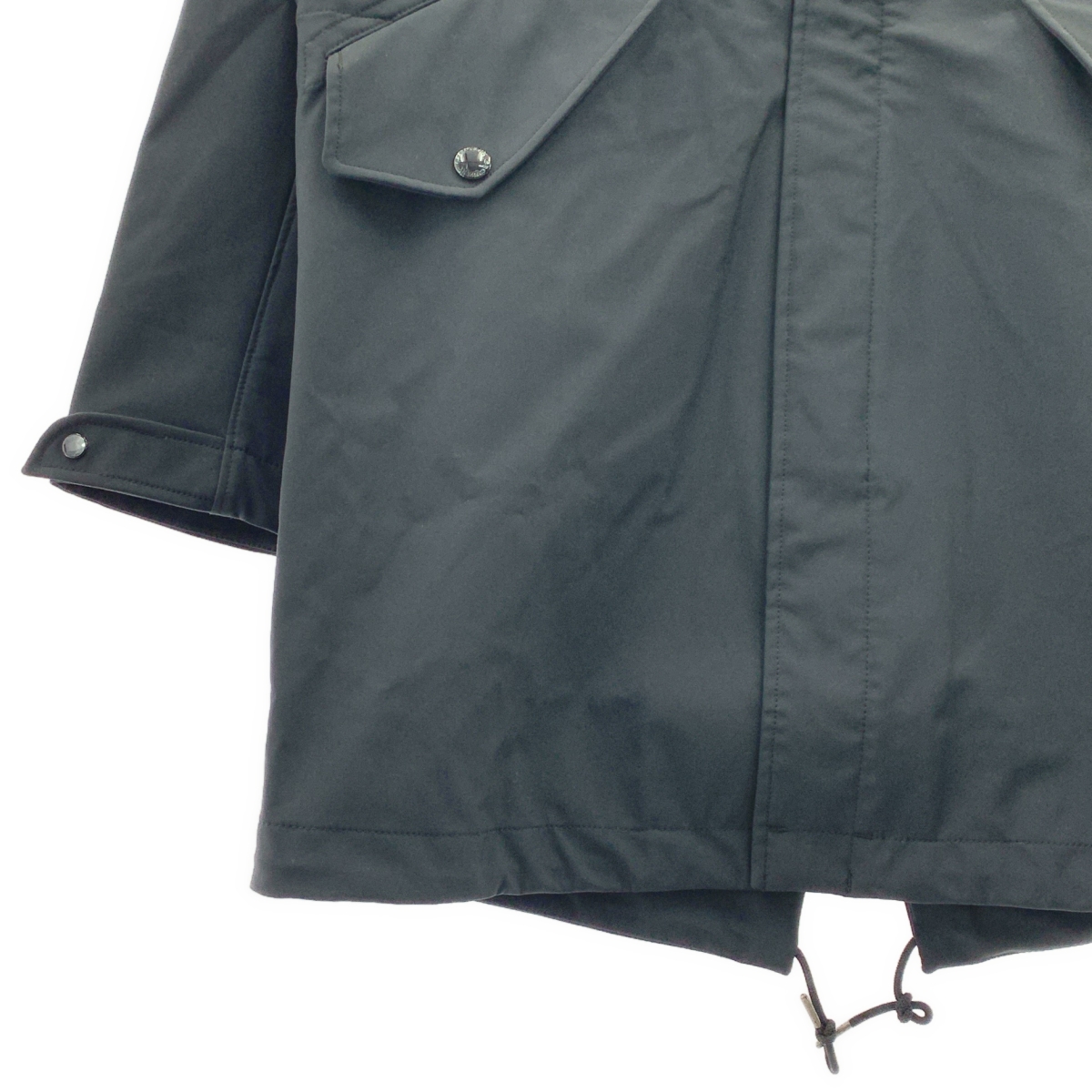 C.P. COMPANY / シーピーカンパニー ソフトシェル フーデッド ロング ジャケット