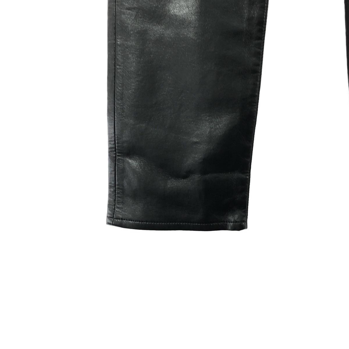 その他 リサイクルレザー テーパードパンツ