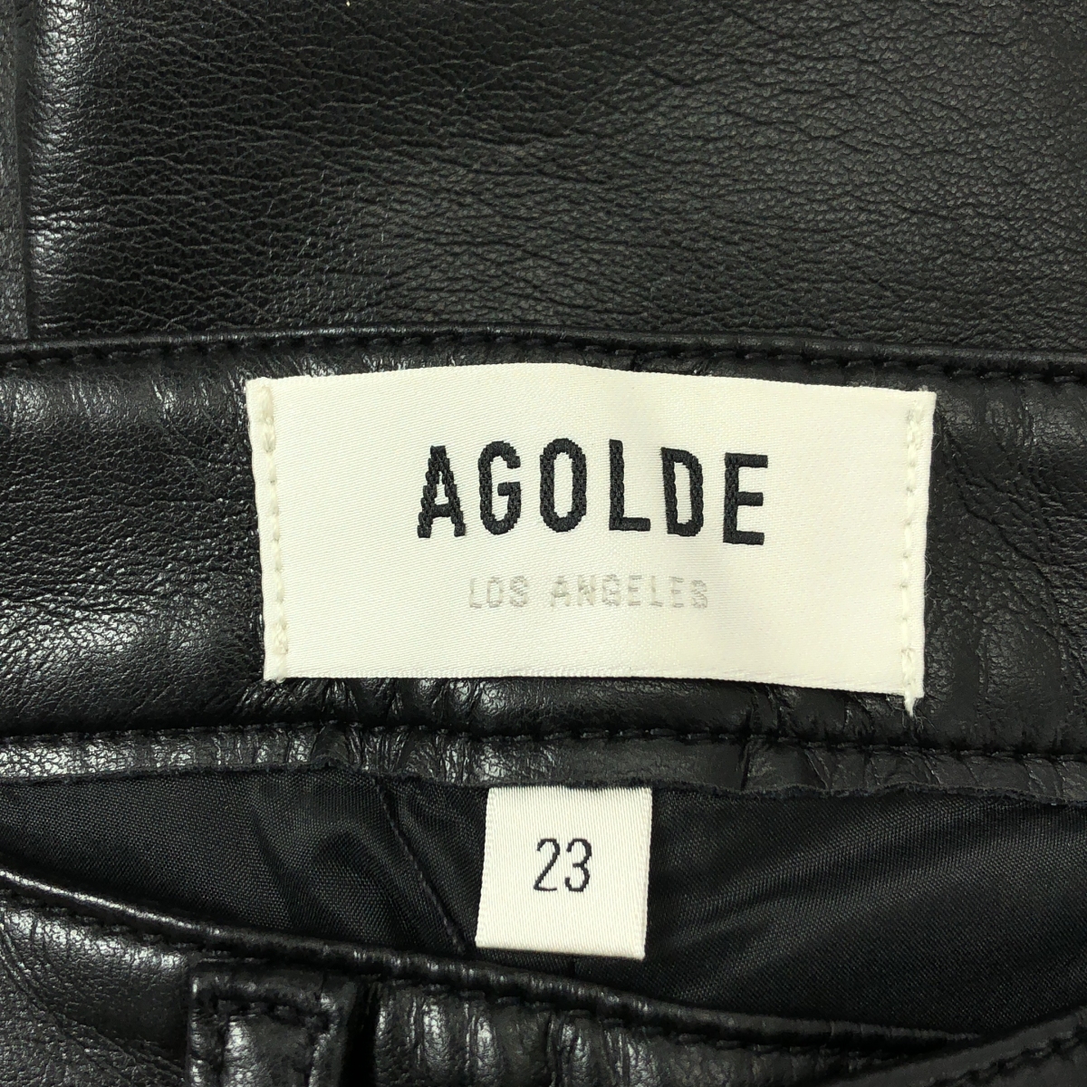 その他 リサイクルレザー テーパードパンツ