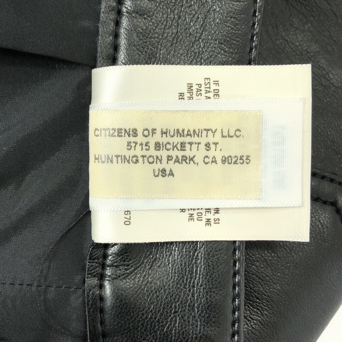 その他 リサイクルレザー テーパードパンツ