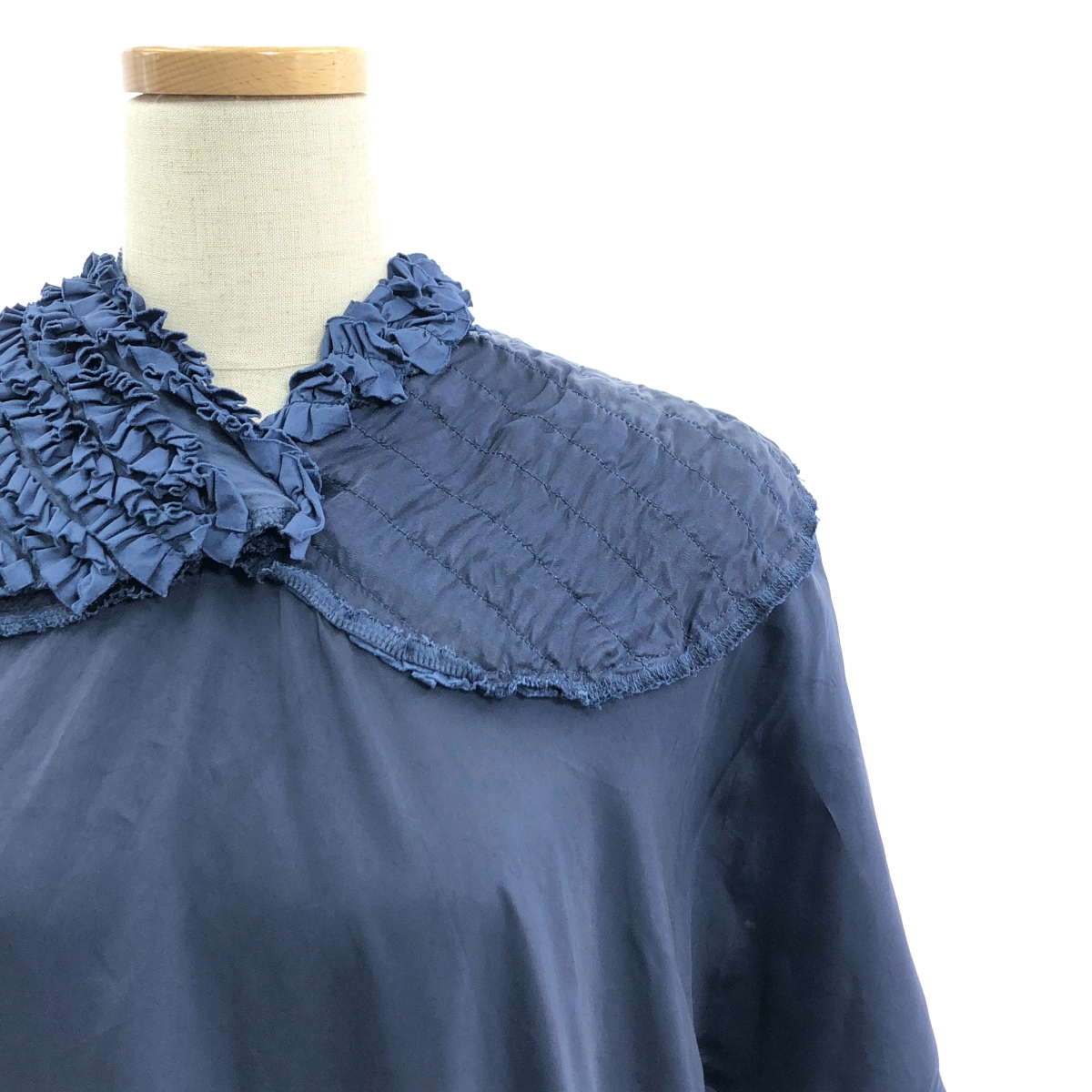 tricot COMME des GARCONS / トリココムデギャルソン 製品加工 フリル 装飾 ギャザー ボリューム ドレス ワンピース