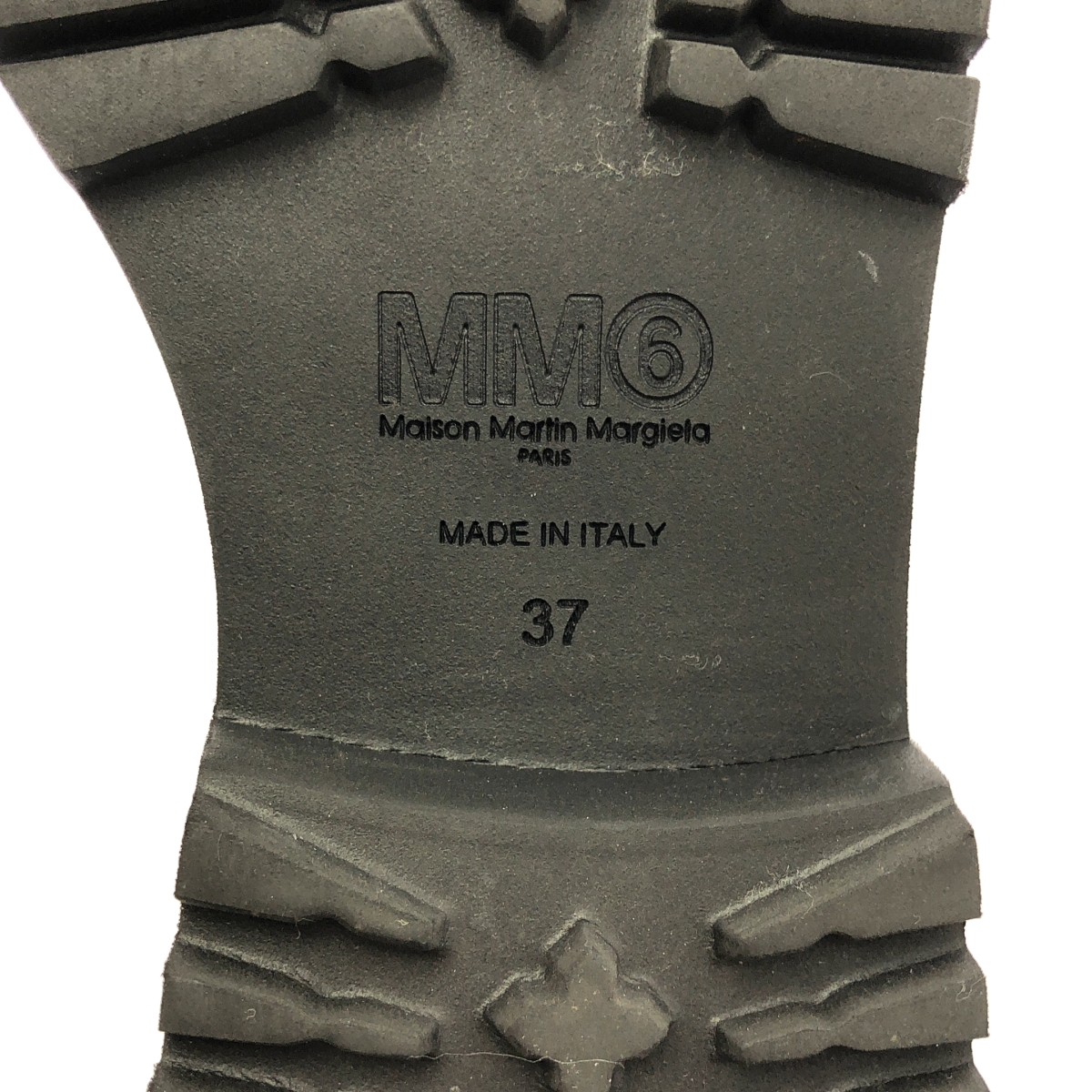 MM6 Maison Martin Margiela / エムエムシックスメゾンマルタンマルジェラ レザー ラウンドトゥ ストラップ サンダル